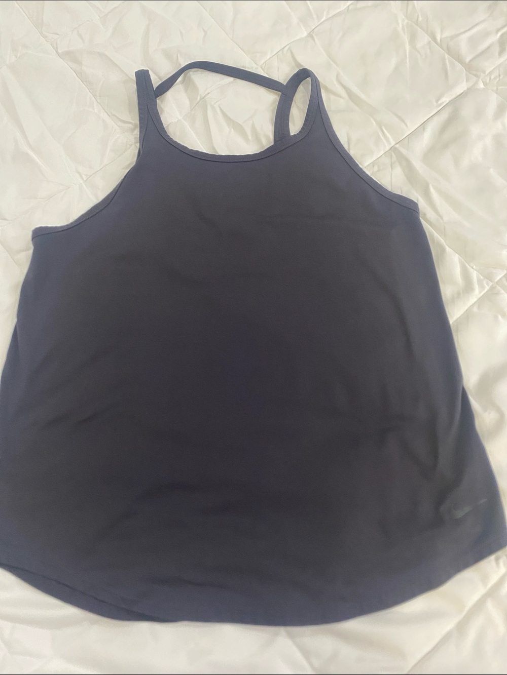 Women's Nike Dri-Fit Black Strappy Tank Top